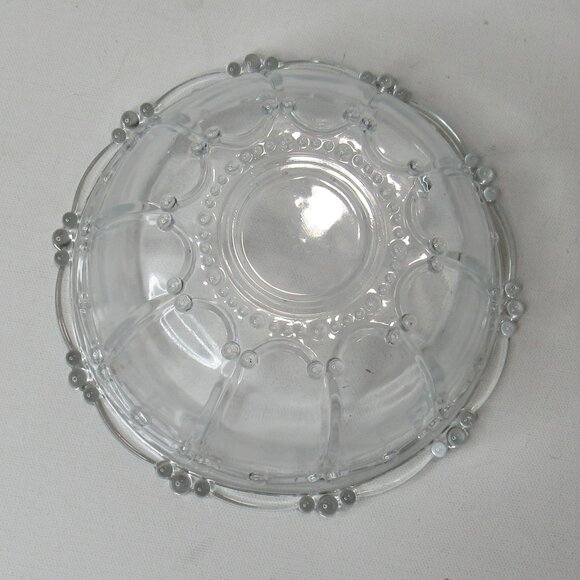 Vintage Holiday Time 7 Inch Glass Covered Candy Dish/Bowl with Lid NEW IN BOX - Picture 3 of 9